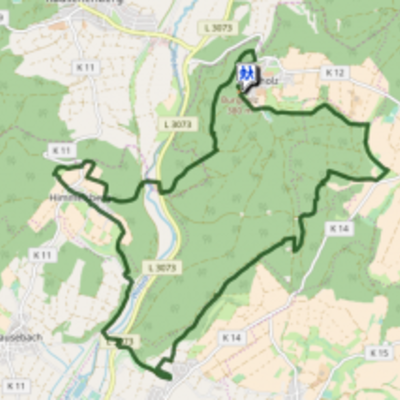 Karte Himmelsbergtour