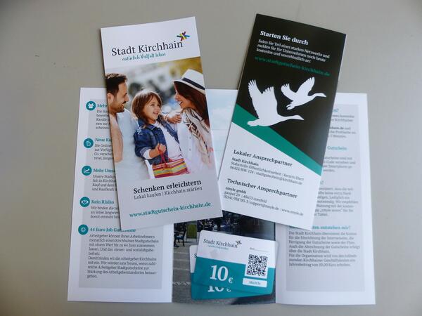 Stadtgutschein Flyer