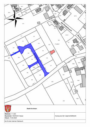 3_Widmungsverf&uuml;gung Im Hofacker Lageplan