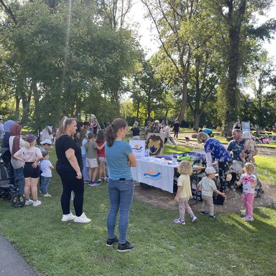 Bewegung im Park