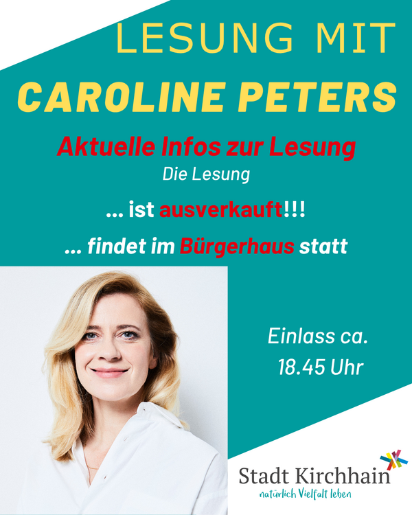 Lesung Caroline Peters