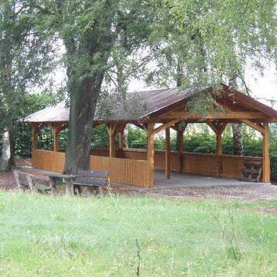 Schutzh&uuml;tte Burgholz - an der Extratour Himmelsberg-Burgholz